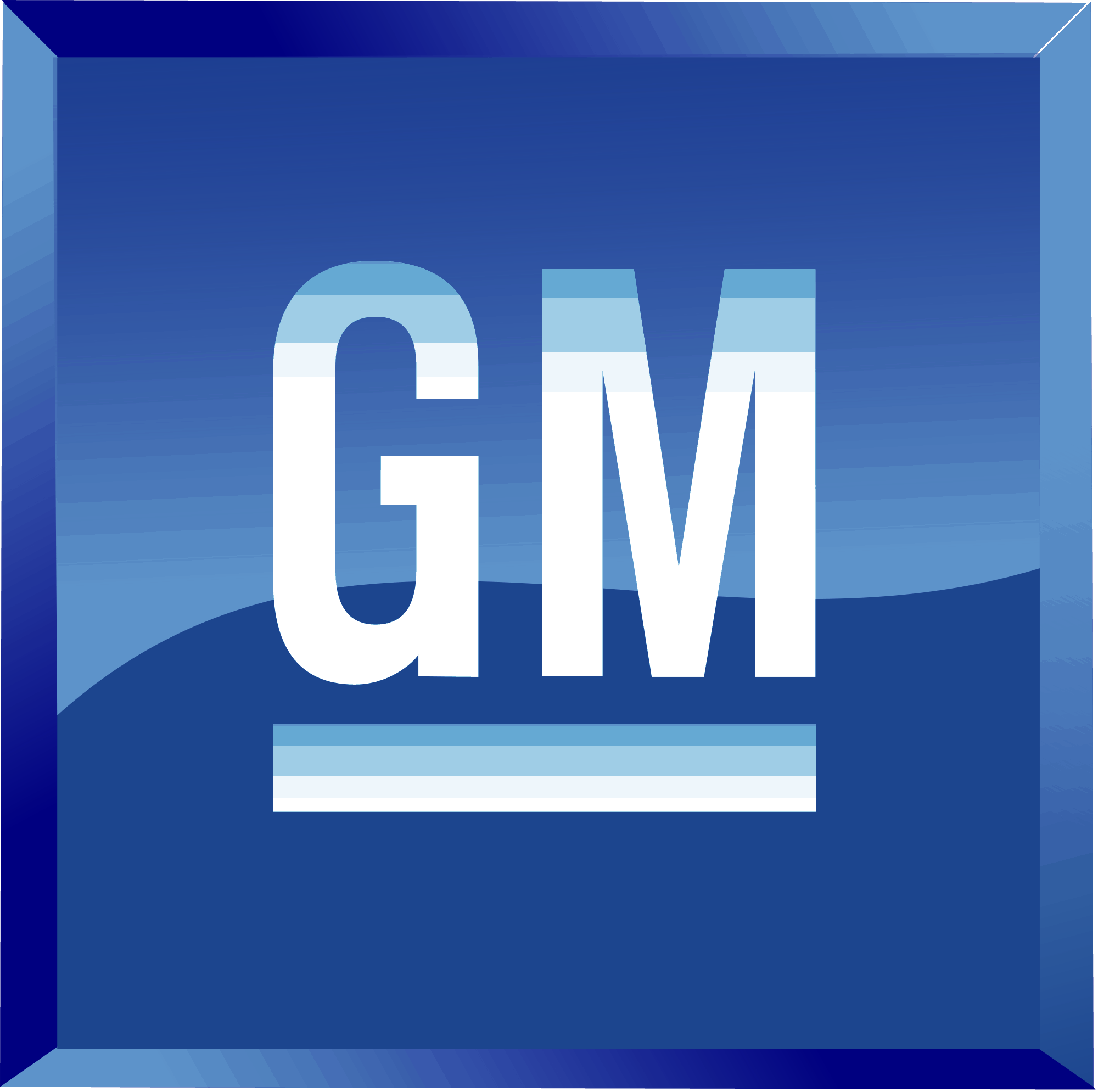 A blue square with the word gm on it, suitable for a business coach or startup mentor.