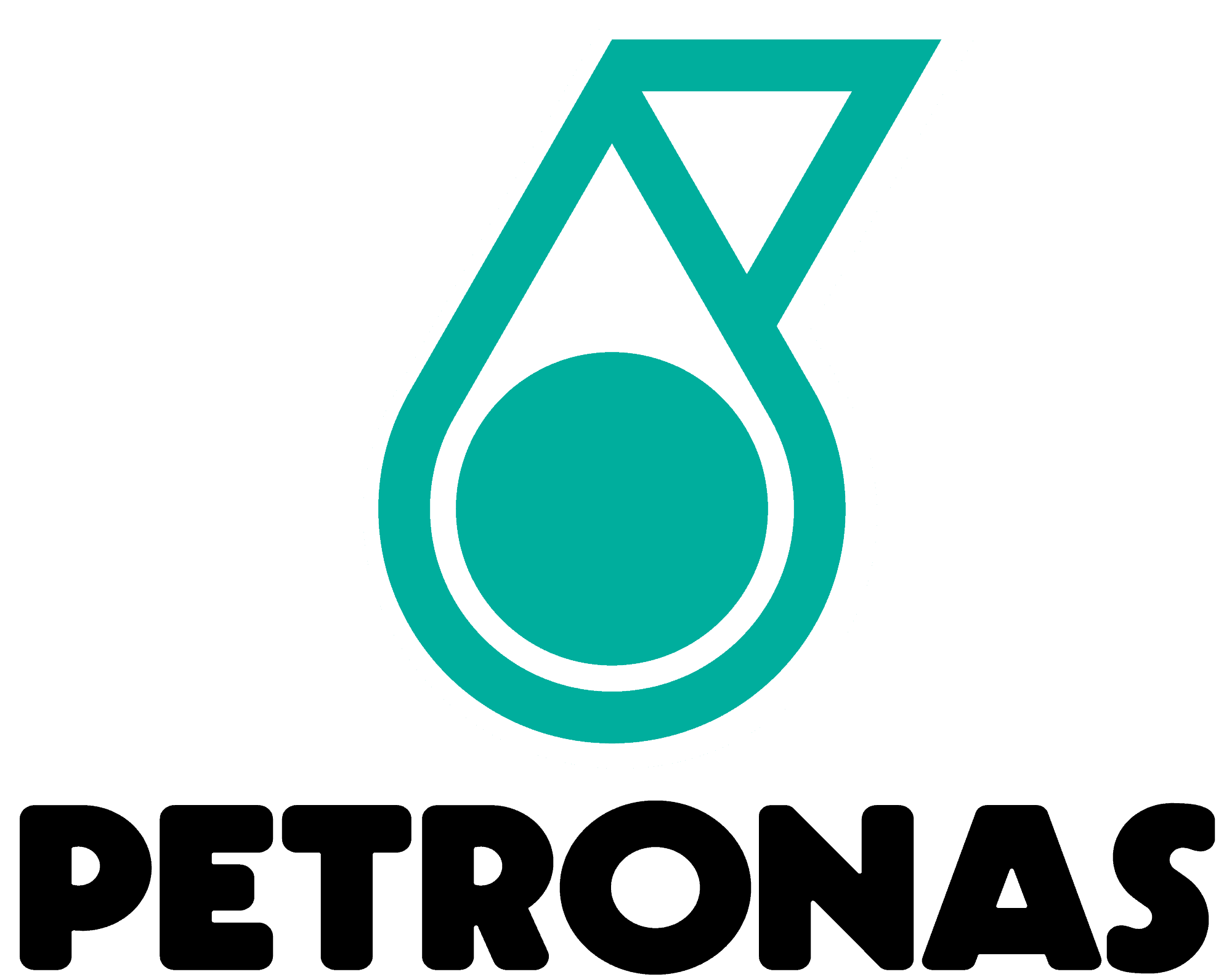 The petronas logo on a blue background, designed by a business coach.